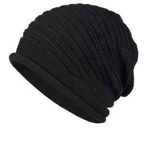 Gorro de punto de doble capa para hombre y mujer, sin visera, para ciclismo al aire libre, cálido y protector contra el frío, gorro con orejeras. - Product Image 5
