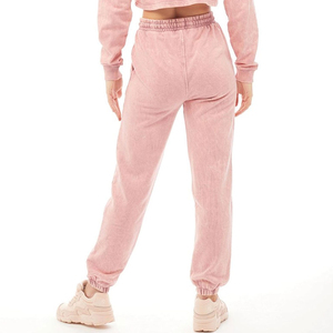 Pantalon de jogging d'hiver pour femme avec logo personnalisé, 100% coton, taille à cordon, autres, décontracté, vert plat, molleton de soie - Product Image 6