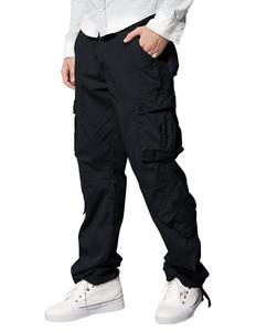 Pantalon de survêtement décontracté pour hommes XL Midweight High Cotton Canvas Ripstop Cargo Utility brodé de haute qualité Quick Dry Respirant - Product Image 3