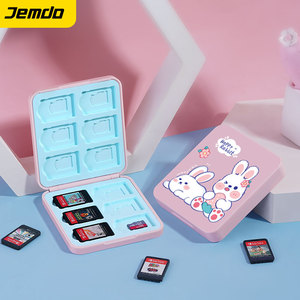 Jemdo Card scatola di immagazzinaggio per interruttore <span class=keywords><strong>Nintendo</strong></span> 12 cartucce e 12 schede <span class=keywords><strong>SD</strong></span> megnetiche gioco aperto cartuccia scatola di carte - Product Image 1