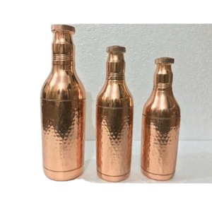 Logotipo personalizado 1000 ML Botella de agua de cobre Bebida directa Calidad de exportación para uso doméstico y de oficina - Product Image 5
