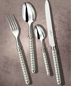 Ensemble de couverts en métal avec des poignées profilées, idéal pour les mariages, les fêtes, les cadeaux, les hôtels, les restaurants et les tables de luxe - Product Image 5