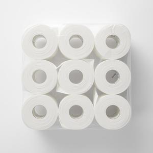 Rouleaux de papier toilette jetables de qualité hôtelière, écologiques, doux et premium, 50 rouleaux, en pâte de bois vierge, pour salle de bain, en vrac, OEM - Product Image 6