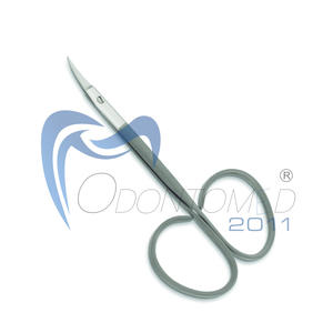 กรรไกรตัดริบบิ้นไอริส3 3/4 "ใบมีดโค้งคมเครื่องมือผ่าตัดทางการแพทย์กรรไกรอเนกประสงค์ขัดเงากระจกและหมองคล้ำ ISO - Product Image 1