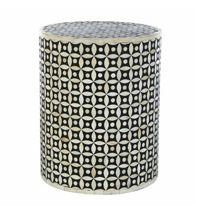 Taburete lateral de consola con incrustaciones de hueso hecho a mano de diseño elegante de alta calidad, taburete de Color de tamaño personalizado para decoración de hogar, Hotel, Oficina - Product Image 3