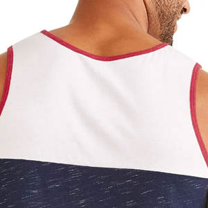 Débardeur pour homme en polyester respirant de haute qualité avec logo personnalisé, idéal pour la musculation et le fitness, service OEM disponible - Product Image 5