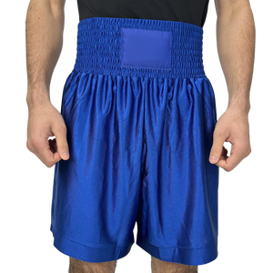 Bañadores de boxeo de cintura alta con logotipo personalizado de primera calidad, pantalones cortos de entrenamiento de artes marciales de poliéster ligeros, transpirables, ajuste profesional - Product Image 4