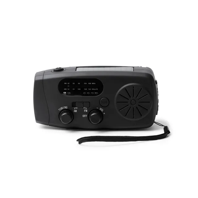 Customized Ivory Plastic Compact Multi-Function Emergency Radio for Outdoor Safety & Survival Gear
