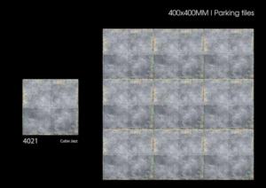 Dalles de sol robustes pour extérieur 40x40cm 400x400mm, surface céramique mate pour allées et espaces ouverts - Product Image 3