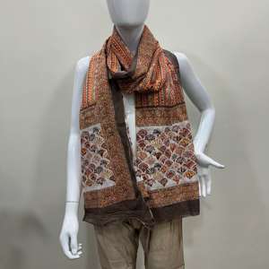 Dupatta en coton pur imprimé assorti, tissu imprimé indien, dupatta d'été, couverture de plage, écharpe en coton, dupatta fantaisie - Product Image 3