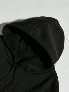 Sudadera con capucha de algodón 100% para hombre, sudadera de lana cómoda, diseño de cremallera, logotipo personalizado, característica divertida para el invierno - Product Image 5