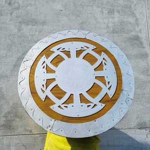 ออกแบบโล่ไม้โล่คอสเพลย์ไวกิ้งโล่ของขวัญที่ดีที่สุดโล่ฮาโลวีนโดยหัตถกรรม Calvin - Product Image 1