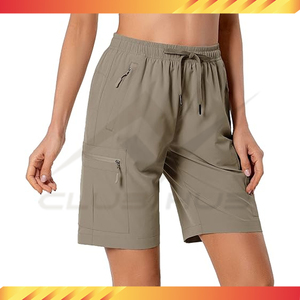 2025 nouveauté femmes léger randonnée Cargo Shorts Sport été décontracté séchage rapide athlétique Shorts respirant haute fermeture éclair - Product Image 4