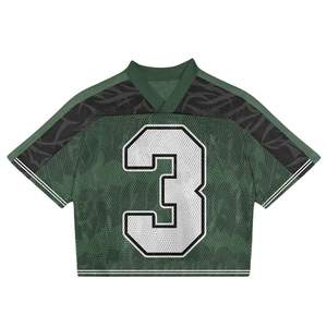 Maillots de lacrosse sublimés pour hommes adultes, écologiques, couleur personnalisée, tissu en maille réversible, séchage rapide, polyester, vêtements de sport d'équipe - Product Image 4