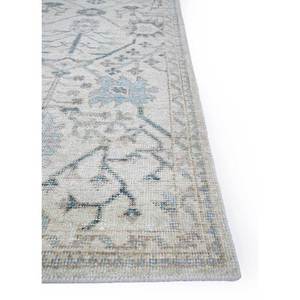 พรมขนสัตว์ถักมือ Erbe สีเทาและสีดำ ลายเหรียญ  แบบทอเรียบ สำหรับห้องนั่งเล่นในบ้าน ชื่อสินค้า Jaipur ZA GS-20 - Product Image 4