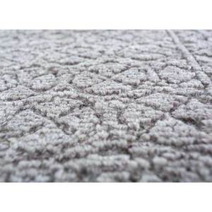Tapis en laine noué à la main AKWT-1040, gris et noir, géométrique, style bohème, rectangulaire 9x12, pour la maison, le couloir, le salon - Product Image 3