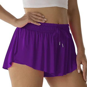 แฟชั่นใหม่สำหรับผู้หญิงกางเกงออกกำลังกายขาสั้นผ้าฝ้าย100% ยืดระบายอากาศได้สำหรับใส่ในฤดูร้อน - Product Image 4