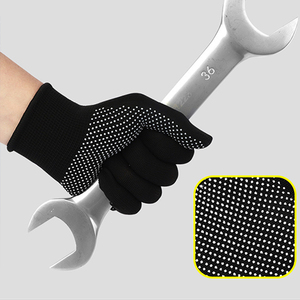 Guanti di Sicurezza in Cotone a Pois con Caratteristiche Antiscivolo e Impermeabili, Colori Personalizzabili per <span class=keywords><strong>Lavori</strong></span> <span class=keywords><strong>Edili</strong></span> - Product Image 3