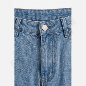 Pantalones Vaqueros de Retazos Vintage para Hombre, Primavera-Otoño 2025, Pantalones Rectos de Color Puro, Tendencia Urbana, Estilo Regular - Product Image 4