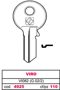 Chiave Asc Vi082 (g.Vac 2) Viro - Product Image 1