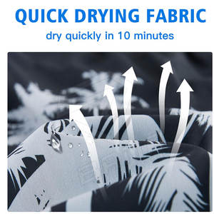 Pantalones cortos de playa de verano de estilo callejero para hombre, pantalones cortos de secado rápido para Surf, pantalones cortos informales sólidos, proveedor directo de fábrica - Product Image 5