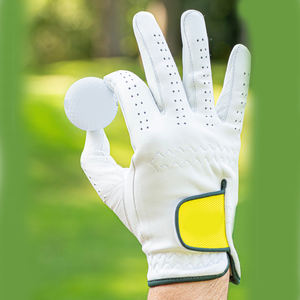 Gants de golf en cuir véritable légers, durables et confortables pour hommes et femmes, antidérapants avec logo personnalisé, gants de sport de golf - Product Image 2