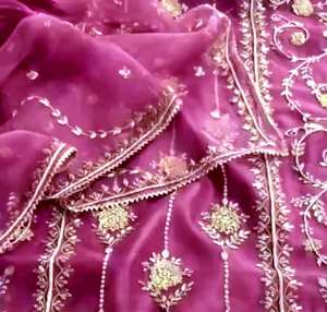 Trajes sin costuras Premium de diseñador moderno para mujer, moda india bordada a mano, estilo tradicional avanzado para fiestas - Product Image 2