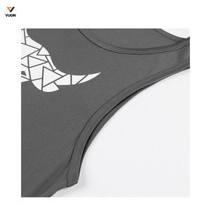 Offres Spéciales Service OEM Conception Hommes Stringer débardeur Vente en gros Polyester Fait sans manches Slim Fit Hommes Stringer - Product Image 6