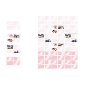 Azulejos de pared de cerámica esmaltada brillante de color rosa bebé para baño 30x45cm - Product Image 1