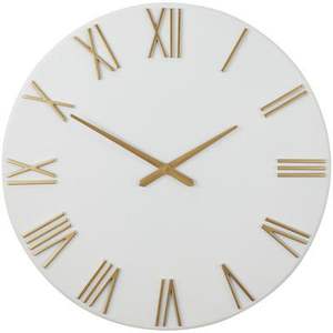 Horloge murale élégante et minimaliste en fer pour murs intérieurs propres, au design épuré et à usage pratique - Product Image 6