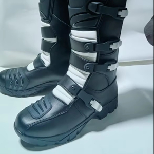 Botas de Motocross de Cuero Genuino de Calidad Superior Botas Largas de Carreras - Product Image 1