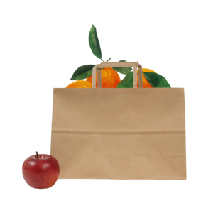 Bolsa de papel de compras de entrega rápida con logotipo, venta al por mayor, biodegradable, fácil de usar, respetuoso con el medio ambiente, reciclable, origen de Vietnam - Product Image 1