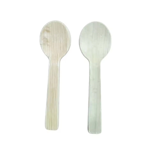 Cuillères à feuille de palmier jetables écologiques de haute qualité de 160mm Couverts biodégradables pour les fêtes Couteau respectueux de l'environnement - Product Image 6