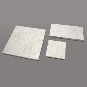 Revestimiento de Pared de Piedra de Coral Beige Blanco Natural Premium, Material Popular con Conchas - Product Image 2