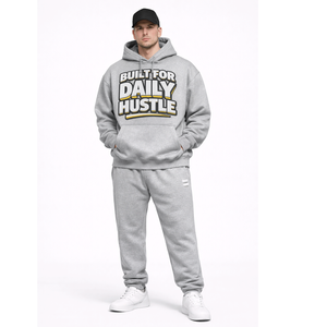 Ensemble de survêtement décontracté pour homme, coupe ajustée, en tissu épais, respirant, doux et confortable, idéal pour la course, l'entraînement et le style urbain - Product Image 1