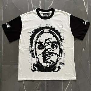 Camiseta gráfica con estampado OEM de transferencia de calor de alta calidad, camiseta de sublimación, diseños personalizados y logotipos, camiseta unisex para hombres y mujeres - Product Image 6