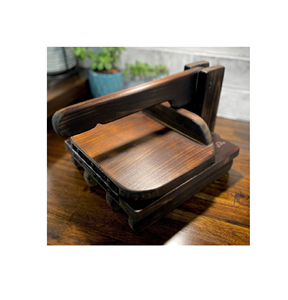 Prensador de masa de madera maciza Prensador de tortillas de maíz Prensa de masa Tortillas Logotipo personalizado aceptado precio al por mayor - Product Image 5