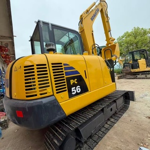 Excavadora Komatsu PC56 99% Nueva, Miniexcavadora, Máquina de Construcción Usada, Komatsu PC56 PC56-7 PC70 PC78 Lista para Trabajar - Product Image 3