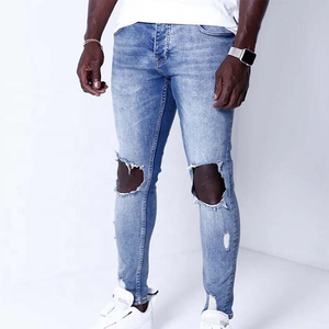 <b>Men's</b> Best Quality Casual Style Straight <b>Jeans</b> Pants Mid <b>Waist</b> Breathable Lightweight 100% Cotton Winter Season Outdoor Use - Product Image 6