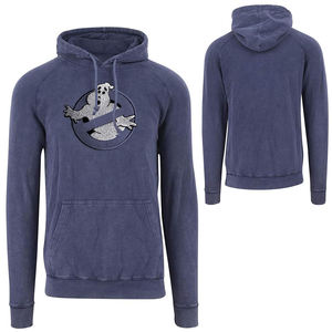 <b>Men's</b> New Fashion Acid Washed <b>Pullover</b> Hoodie 100% Cotton Custom Embroidered Loose Fitted Streetwear ODM Supply Solid Plain Dyed - Product Image 5