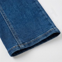 Jeans en denim de coton respirant coupe droite pour femme grande taille, style streetwear, décontracté, longueur complète, vente en gros sur mesure
