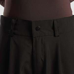 Pantalones Cargo Urban Pulse de Cintura Alta en Lona, Transpirables, Estilo Urbano, en Negro - Product Image 6