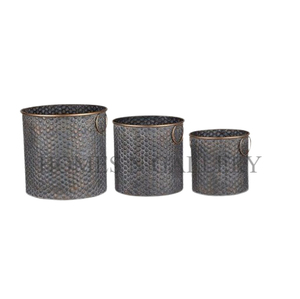 New Arrival High Quality Metal Iron Home Decoration Luxury Design Golden Finishing Flower Vase <b>Small</b> Plant Bucket <b>Pots</b> Garden - Product Image 2