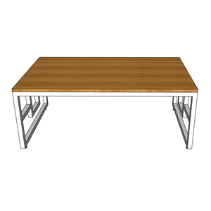 TB010 TeaBamboo Convertible Contemporary Living Room Furniture-60x120x40cm <b>Sofa</b> <b>Table</b> Patterned Legs Durable Decorative Feature - Product Image 2