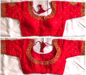 Hermosa Blusa Con Secuencia Pesada, Trabajo De Zari Y Dori - Product Image 5