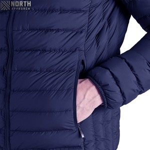 Chaqueta Acolchada Unisex con Cuello Redondo, Chaqueta Informal Elegante Negra Lisa, Chaqueta Acolchada con Relleno de Poliéster, Impermeable y Cortavientos - Product Image 6