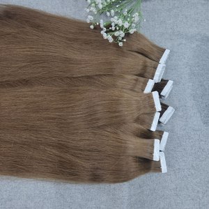Extensiones de Cabello Virgen con Cinta Adhesiva |   Reutilizable y sin enredos |   Precio de Fábrica |   Origen Vietnamita |   Cutícula Completa |   Sentimiento Natural - Product Image 1