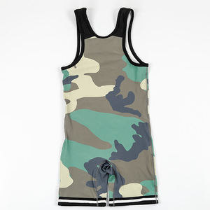 Camiseta DE LUCHA personalizada para jóvenes, uniforme atlético de una pieza de LICRA transpirable para torneos y entrenamientos - Product Image 4