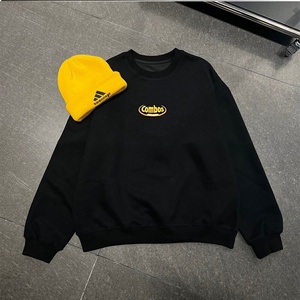 Pull à capuche jaune unisexe, style d'hiver, tricoté, brodé sur le devant, pour le printemps, durable - Product Image 5