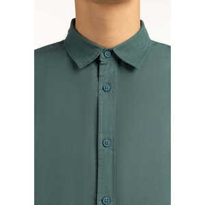 Camisas Casuales para Hombre, 100% Algodón Popelina, Doble Botonadura, Transpirables y Antiarrugas, Corte Regular para Oficina, Suministro ODM - Product Image 2